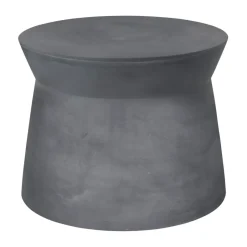 Table For Outdoor Use^Broste Copenhagen Fiber side table Ø50 cm, Charcoal Grey