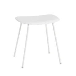 New Muuto Fiber stool, , steel stand White