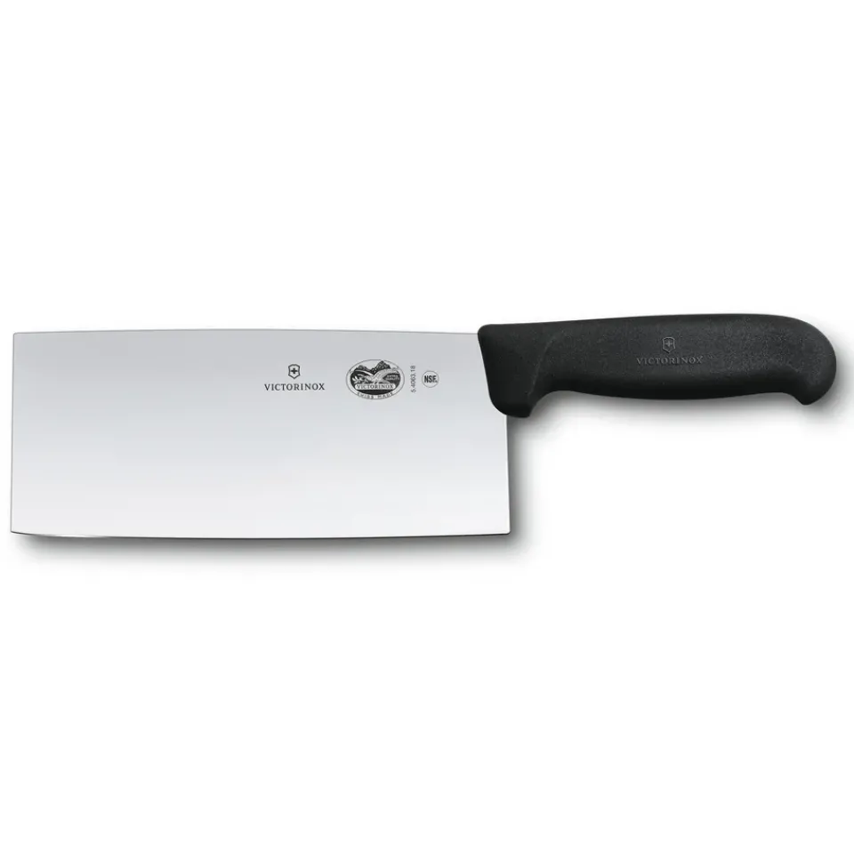 Victorinox Fibrox Chinese knife 18 cm, Stainless steel Silver-coloured