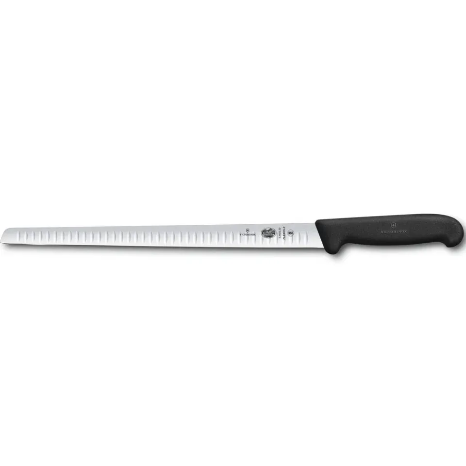 Salmon Knives^Victorinox Fibrox salmon knife serrated 30 cm, Stainless steel Silver-coloured