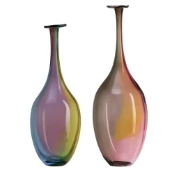 Glass Art|Sculptures & Porcelain Figurines^Kosta Boda Fidji bottle, medium Purple