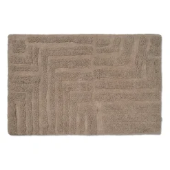 Bath Mats^Classic Collection Field bathroom mat 60x90 cm, Simply taupe Beige