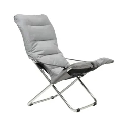 Best Fiam Fiesta Soft sun lounger, Fabric -aluminium frame Grey