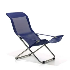 Outlet Fiam Fiesta sun lounger, Navy Blue