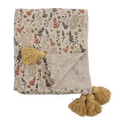 Discount Bloomingville Filipa throw 130x160 cm, Yellow