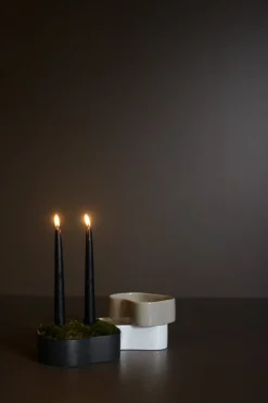 Online DBKD Fill me up candle sticks 15 cm, Cast iron GreyBlack