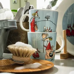 Moomin Mugs|Coffee Cups^Moomin Arabia Fillyjonk Moomin mug, Blue Grey