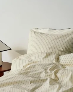Best HAY Fineline duvet cover 150x210 cm, Ivory Beige