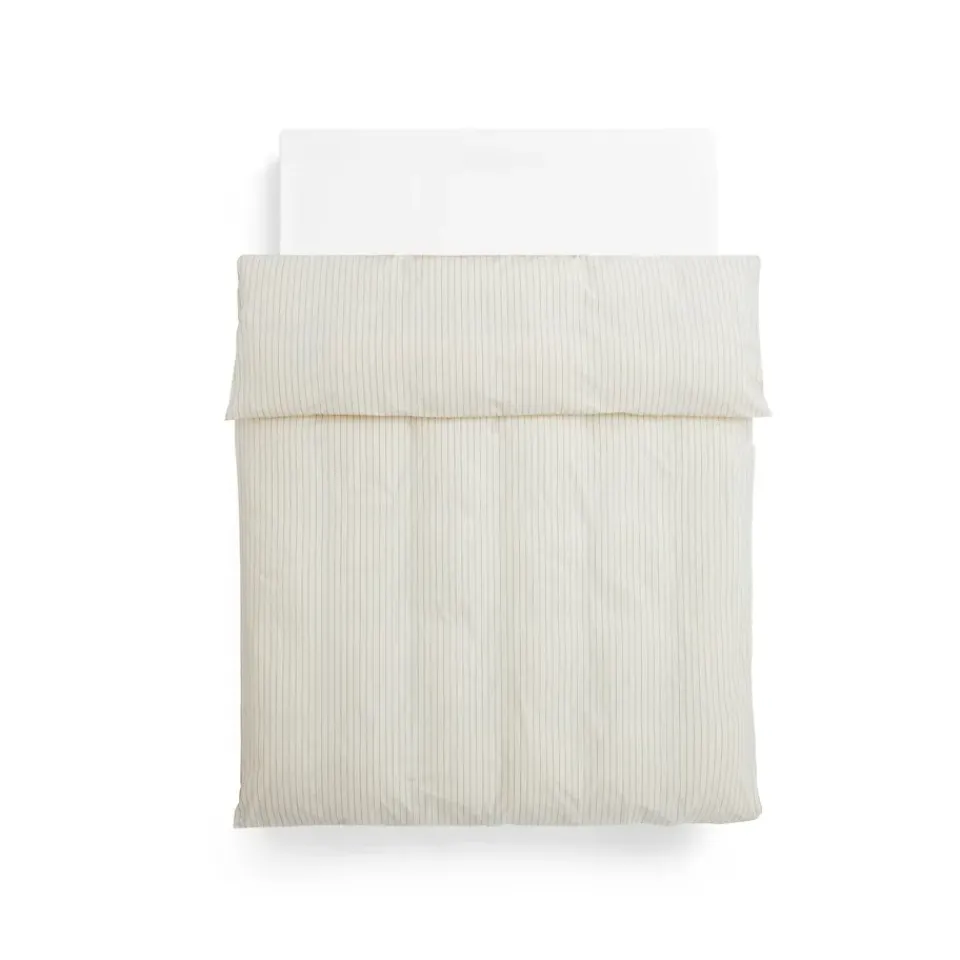 Outlet HAY Fineline duvet cover 220x240 cm, Ivory Beige