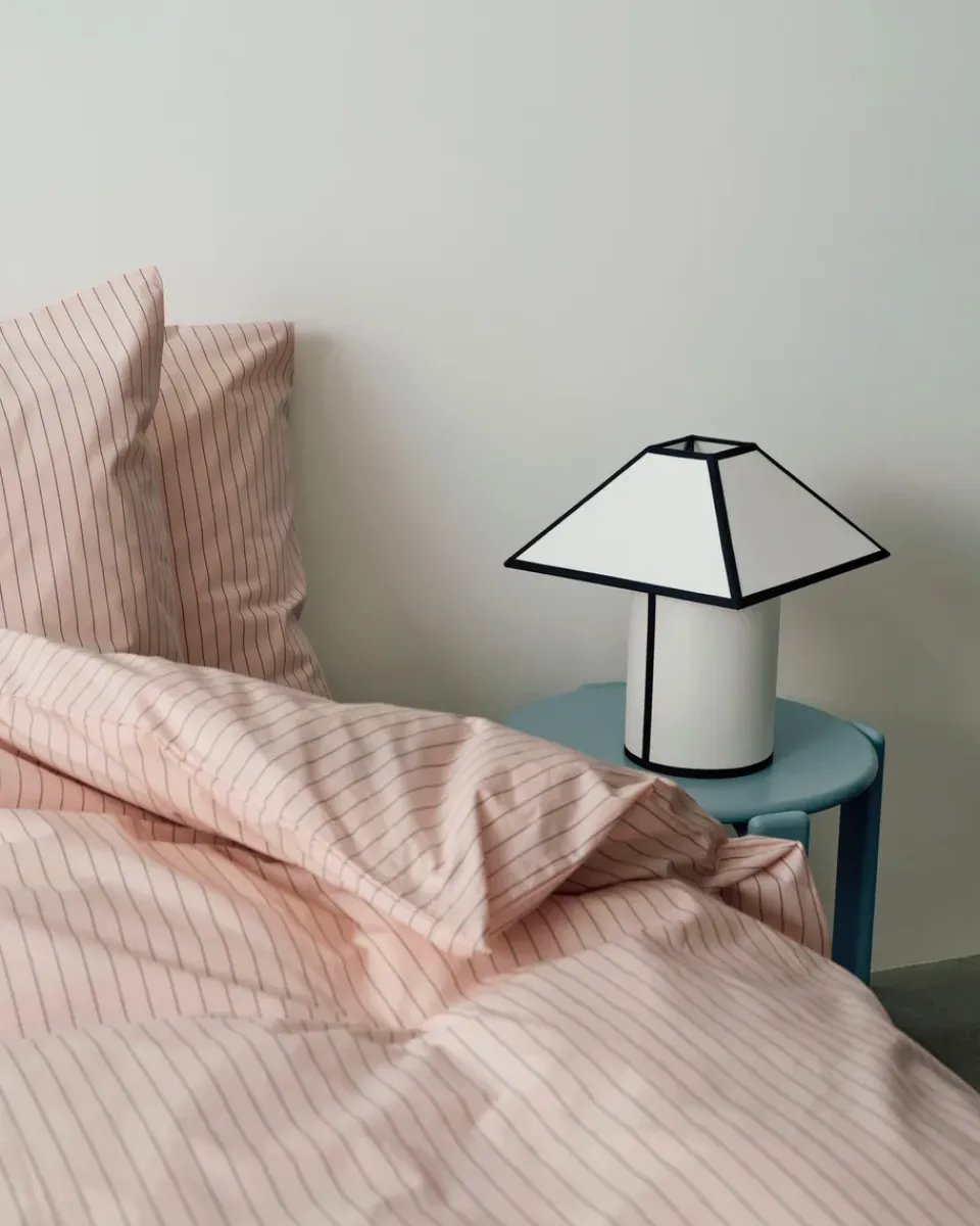 Duvet Covers^HAY Fineline duvet cover 150x210 cm, Soft Pink