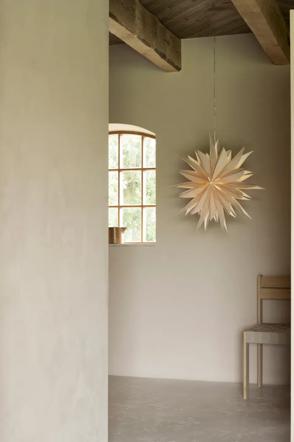 Christmas Stars^Watt & Veke Fiona advent star Ø65 cm, Natural BrownBeige