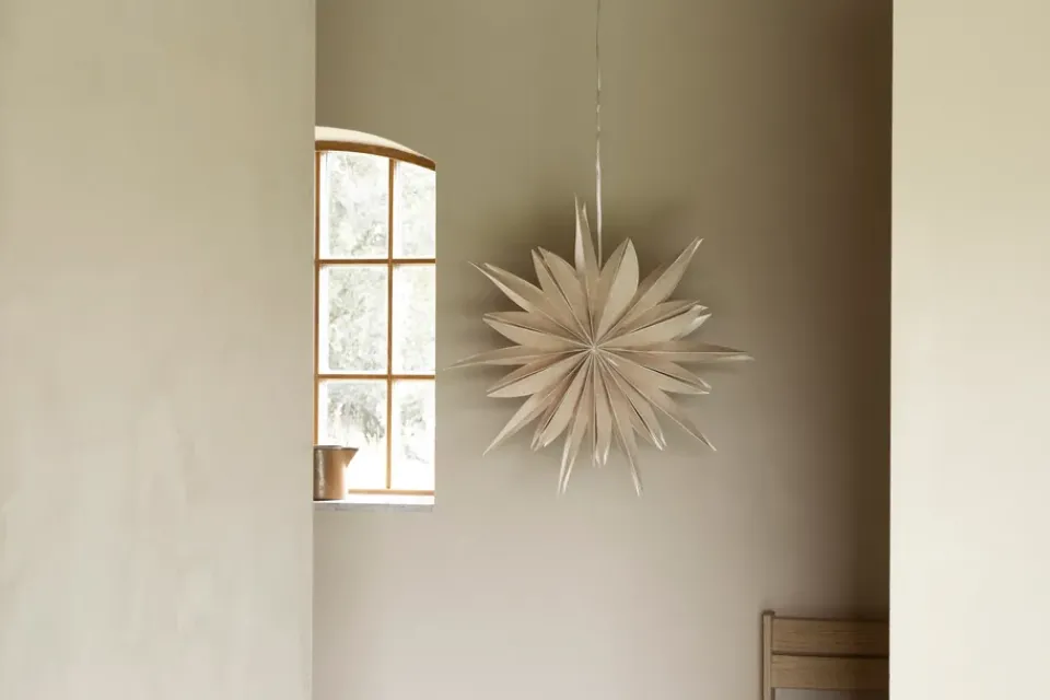 Christmas Stars^Watt & Veke Fiona advent star Ø65 cm, Natural BrownBeige