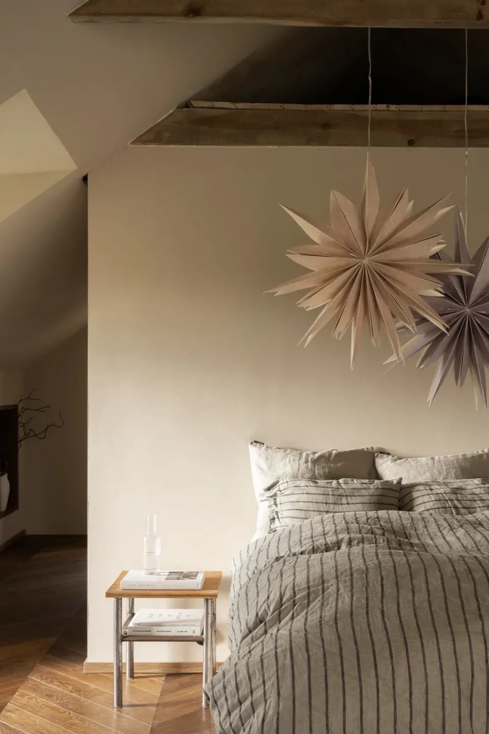 Christmas Stars^Watt & Veke Fiona advent star Ø65 cm, Natural BrownBeige