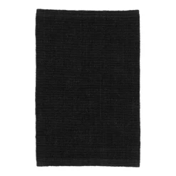 Jute & Natural Fibre Rugs^Dixie Fiona jute rug , 60x90 cm Black