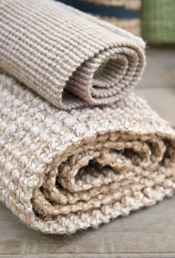 Dixie Fiona jute rug , 45x75 cm Grey