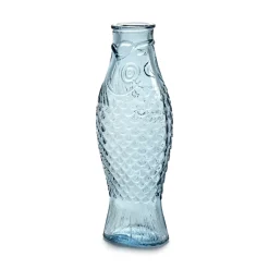Water Jugs And Carafes^Serax Fish & Fish glass bottle 85 cl, Light Blue