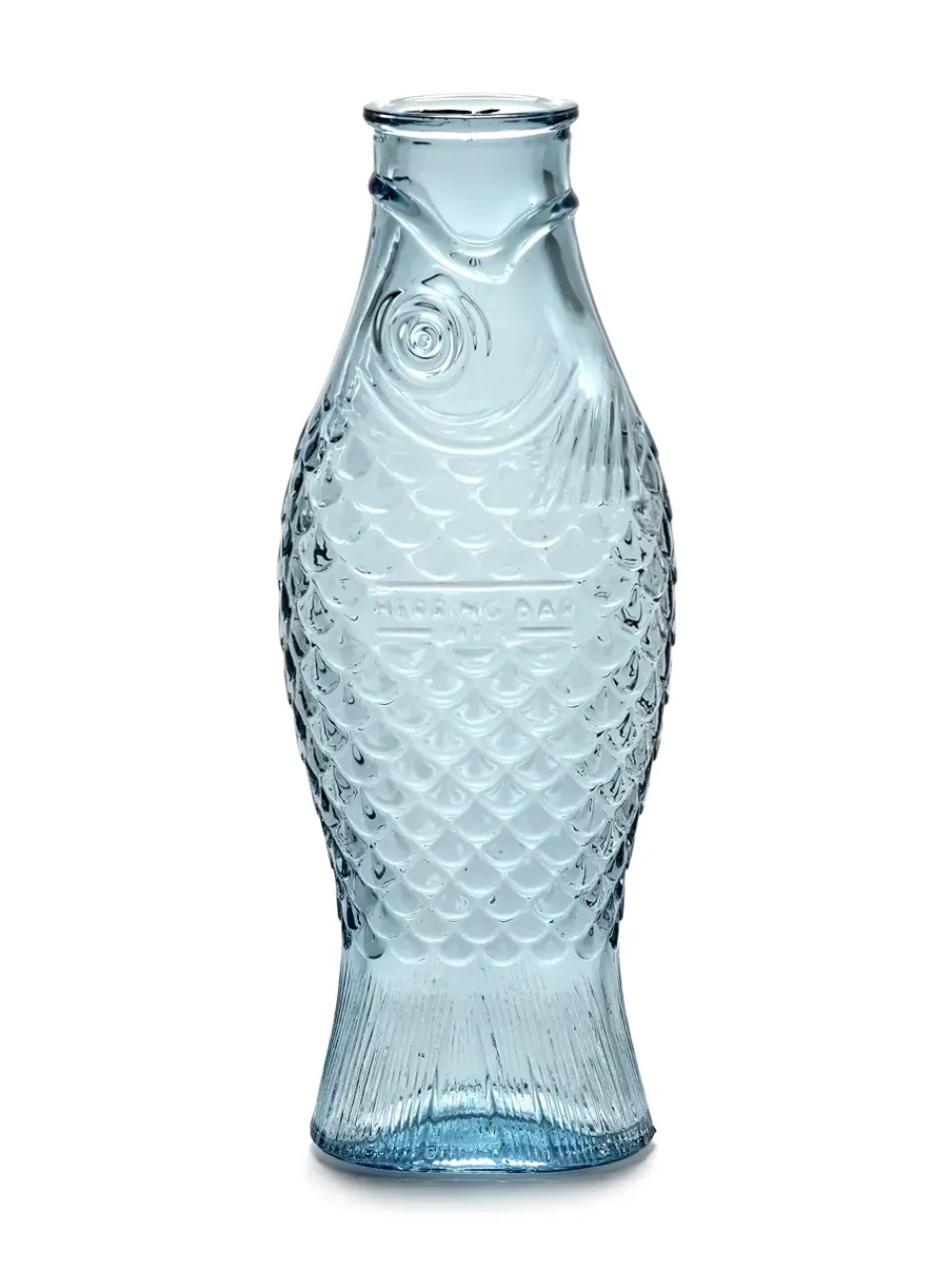 Water Jugs And Carafes^Serax Fish & Fish glass bottle 85 cl, Light Blue