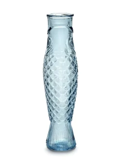 Water Jugs And Carafes^Serax Fish & Fish glass bottle 85 cl, Light Blue
