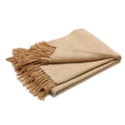 Discount Etol Design Fishbone throw, Beige