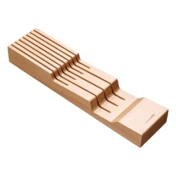 Knife Storage & Holders|Knife Blocks^Fiskars drawer insert for knives, wood Brown