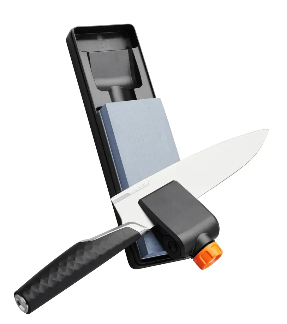 Knife Sharpeners, Stones & Honing Knives^Fiskars knife sharpening set, Black-orange OrangeBlack