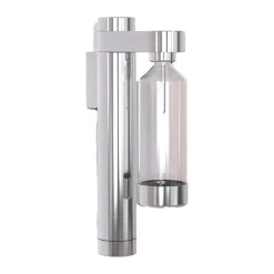 Sale Stelton Fizz Wall-Mounted Soda Machine, Steel Silver-coloured