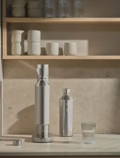 Online Stelton Fizzy drink bottle for soda maker 1.2 L, Steel Silver-coloured