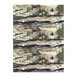 Online Arvidssons Textil Fjällvandring fabric, Beige BeigeGrey