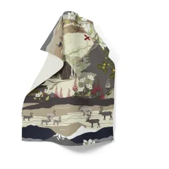 Kitchen Tea Towels^Arvidssons Textil Fjällvandring kitchen towel 46x70 cm, Beige BeigeGrey