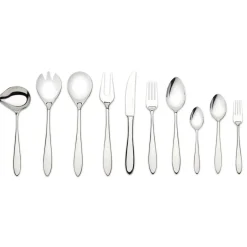 Cutlery Sets^Hardanger Bestikk Fjord cutlery set, 40 pcs Silver-coloured