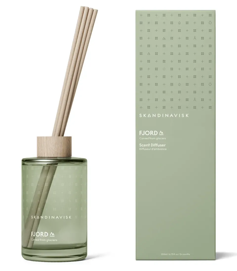 Scented Candles & Diffusers^Skandinavisk Fjord fragrance sticks, 200 ml Green