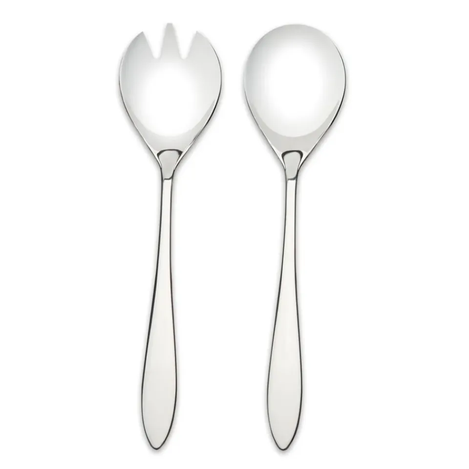 Outlet Hardanger Bestikk Fjord salad set, stainless steel Silver-coloured