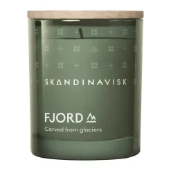 Scented Candles & Diffusers^Skandinavisk Fjord scented with lid, 65 g Green
