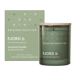 Scented Candles & Diffusers^Skandinavisk Fjord scented with lid, 65 g Green