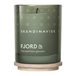Scented Candles & Diffusers^Skandinavisk Fjord scented with lid, 65 g Green