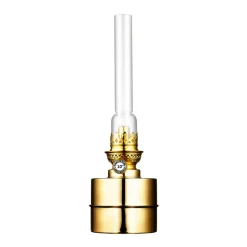 Oil & Kerosene Lamps^Karlskrona Lampfabrik Flaggskär paraffin lamp, brass Gold-coloured