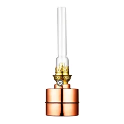Oil & Kerosene Lamps^Karlskrona Lampfabrik Flaggskär paraffin lamp, copper Gold-colouredTransparent