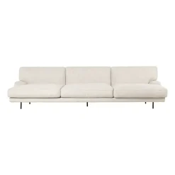 Sofas^GUBI Flaneur sofa 3-seat, Indianskop 15-antique brass Beige