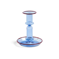 Clearance HAY Flare medium candle sticks, light -red Blue