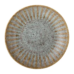 Deep Plates^Bloomingville Fleur pasta plate Ø22 cm, Natural BeigeGreen
