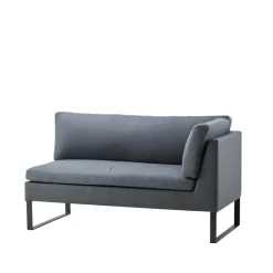 Garden Sofas & Garden Benches^Cane-line Flex modular sofa, , left, incl. cushions Grey