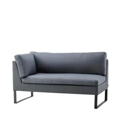Garden Sofas & Garden Benches^Cane-line Flex modular sofa, , right, incl. cushions Grey