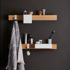 Shelves & Shelving Systems|Shelves & Shelving Systems^Gejst Flex Rail magnetic rail 60 cm, Oak- White