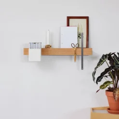Shelves & Shelving Systems|Shelves & Shelving Systems^Gejst Flex Rail magnetic rail 60 cm, Oak- White