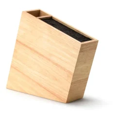 Knife Storage & Holders|Knife Blocks^Continenta Flexible sloping knife block with extra compartments, Bambu Beige