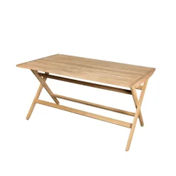Discount Cane-line Flip folding table 140x80x72.5 cm, Teak Brown
