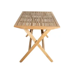 Discount Cane-line Flip folding table 140x80x72.5 cm, Teak Brown
