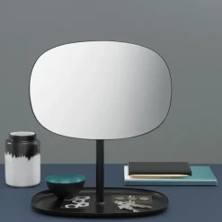 Table Mirrors^Normann Copenhagen Flip mirror, Black