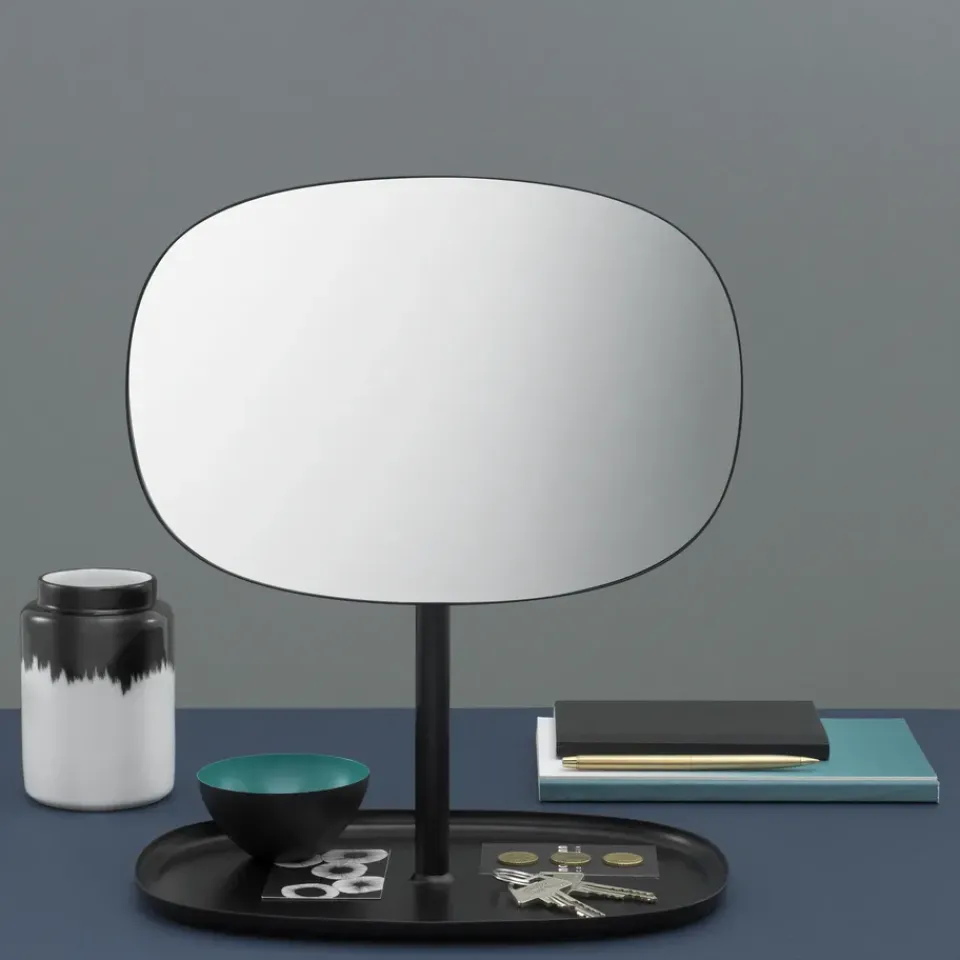 Table Mirrors^Normann Copenhagen Flip mirror, Black