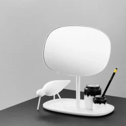 Table Mirrors^Normann Copenhagen Flip mirror, White